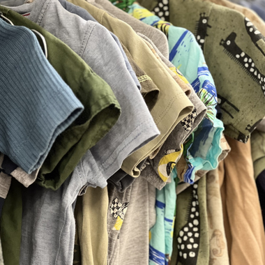 Stand med drengetøj i Børneloppen Kolding