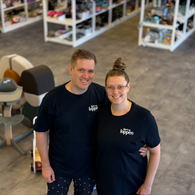 Indehaverne af Børneloppen Herning, Camilla og Mathias