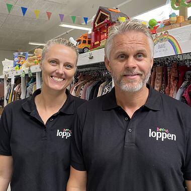 Børneloppen Aalborg indehavere Melissa og Kasper
