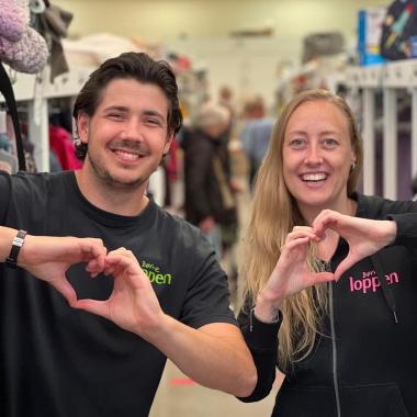 Emilie og Erik i Børneloppen i Odense