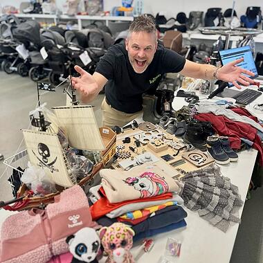 En kundes store køb i Børneloppen Aarhus