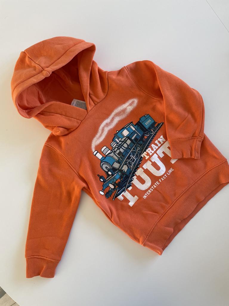 A - hoodie 98 orange