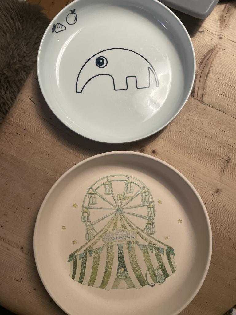 2 pak hård tallerken