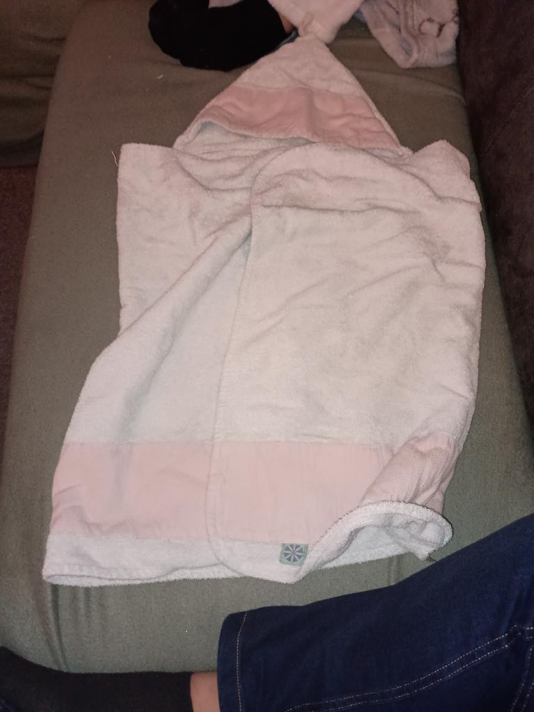 Baby håndklæde lyserød