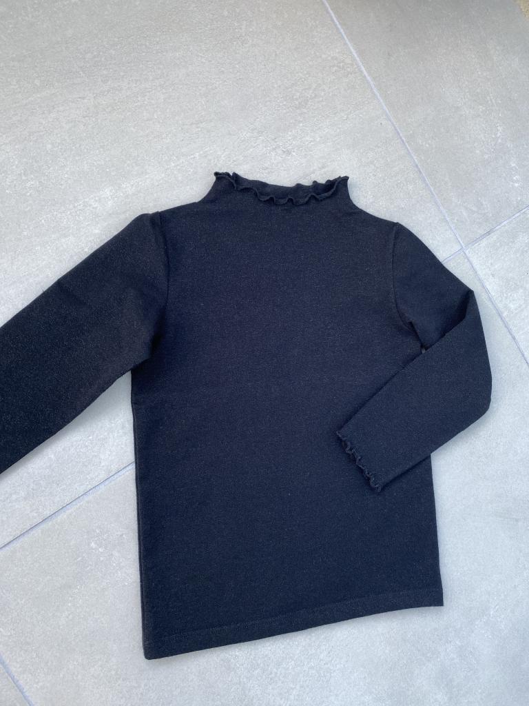 NI sort glitter bluse 5y