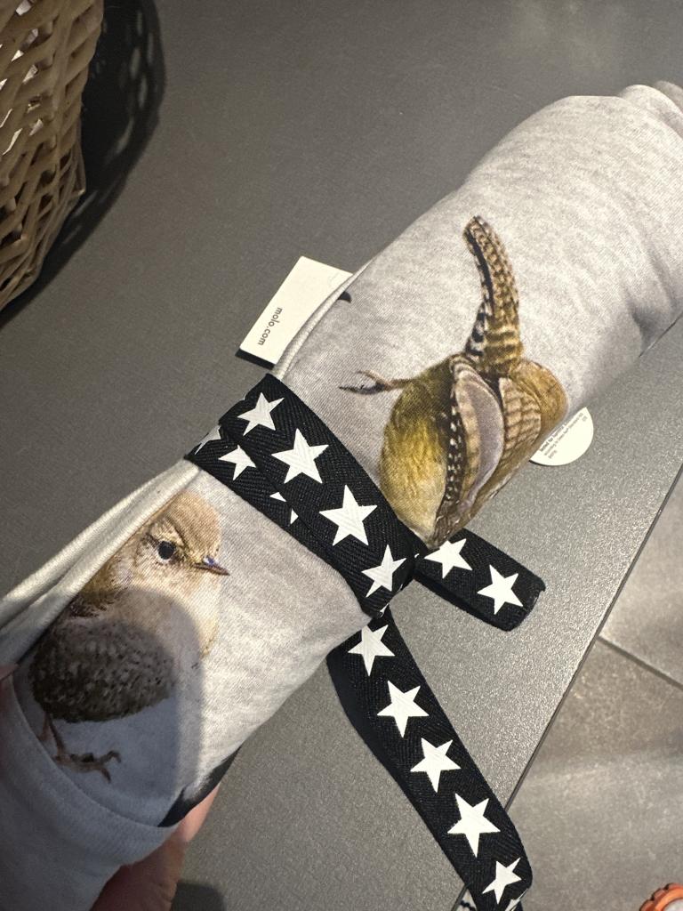 Molo babytæppe fugle