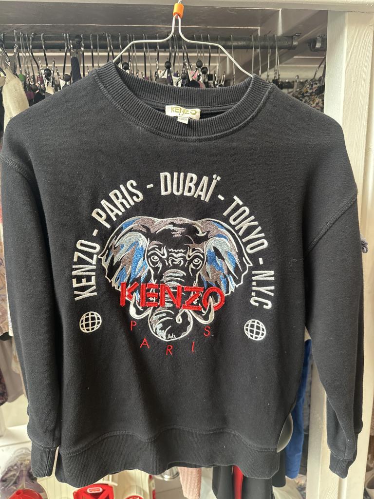 Kenzo bluse sort 128
