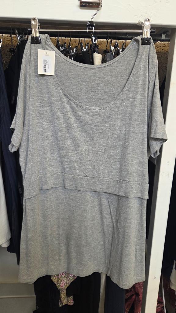 Amme t-shirt grå