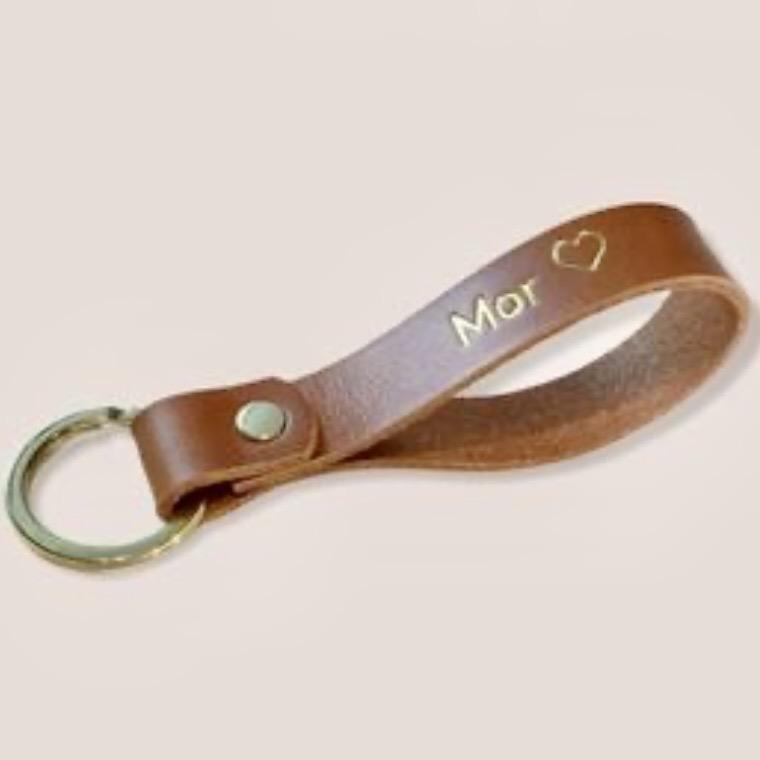 mor nøglering cognac