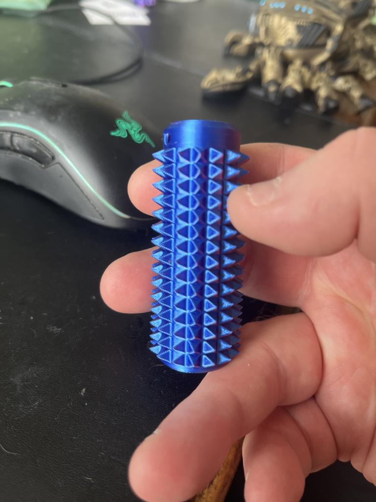 Sensory Fidget L rød/blå