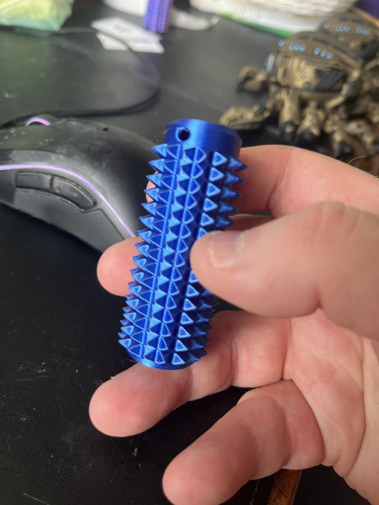 Sensory Fidget L rød/blå