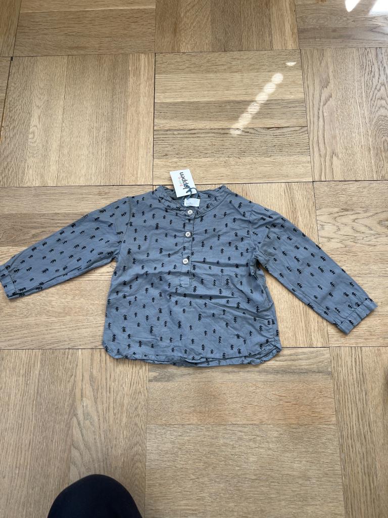 Y Búho skjorte grå 80