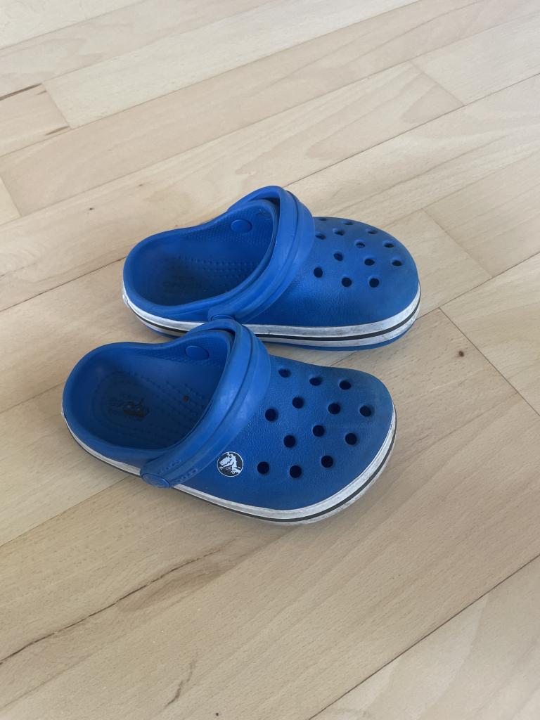 Crocs blå str 7 k