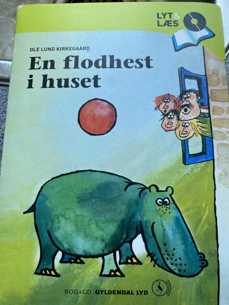 En flodhest lyt og læs