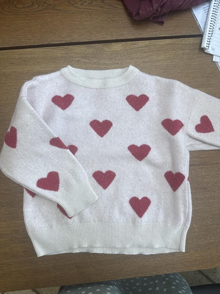 KS hjerter trøje 3 år s