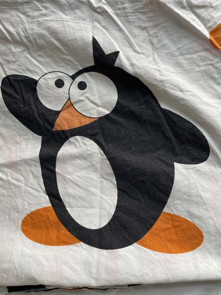 Baby dynebetræk pingvi