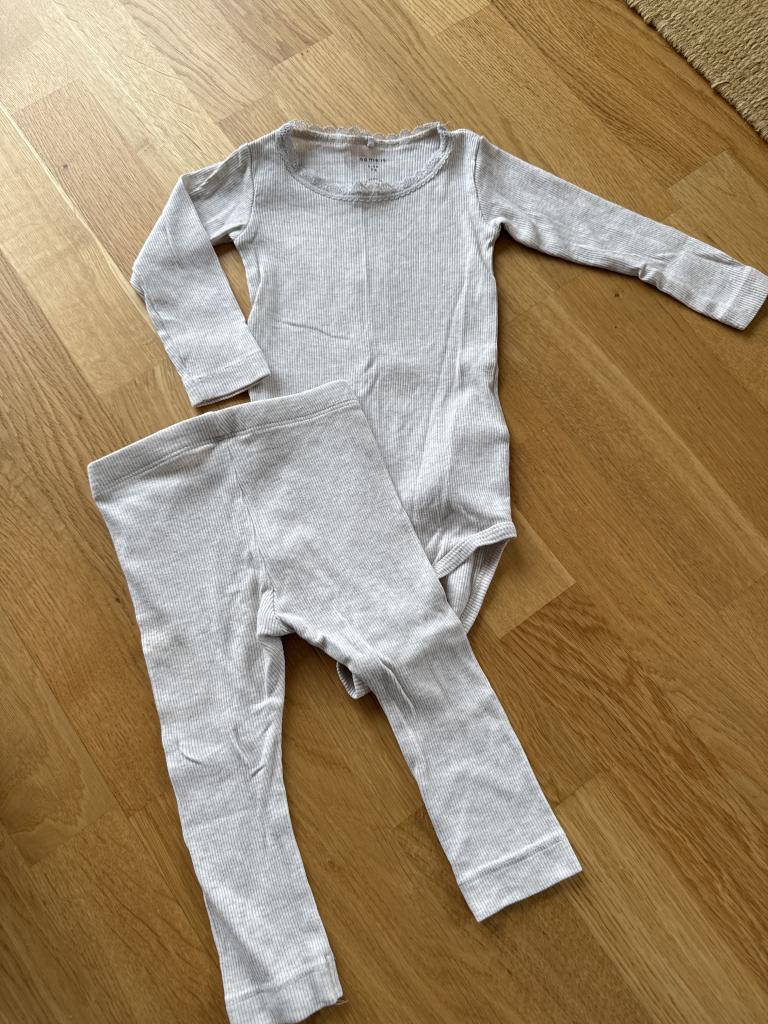 Name it ribsæt grå 74