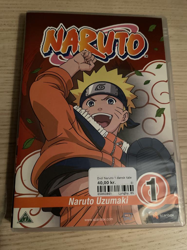 Dvd Naruto 1 dansk tale
