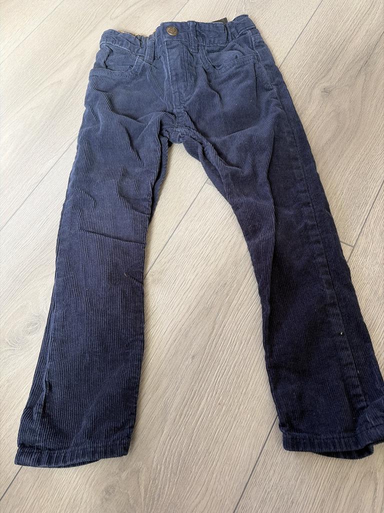 H&M blå buks 104