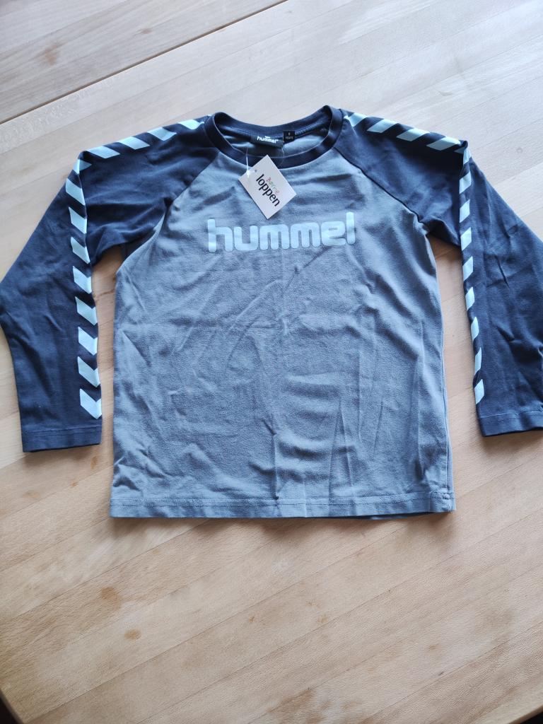 Blå Hummel trøje 116