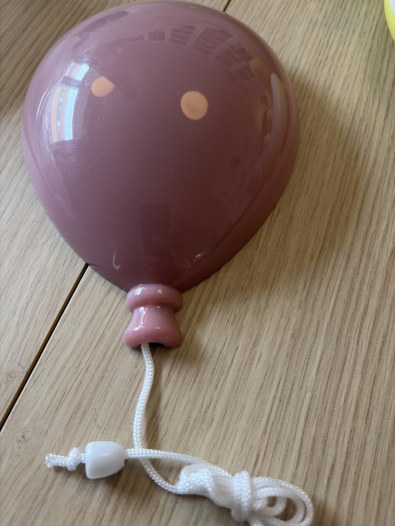 Ballon lamper lyserød