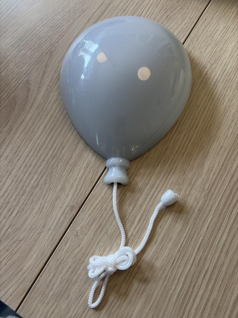 Ballon lamper hvid