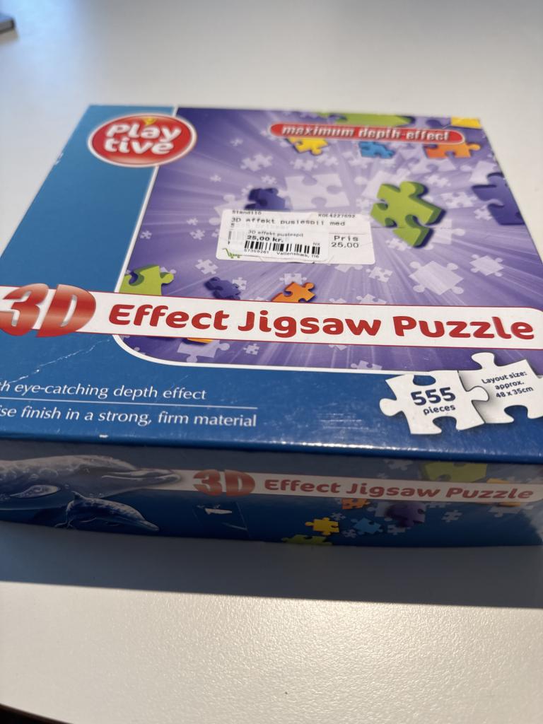 3D effekt puslespil