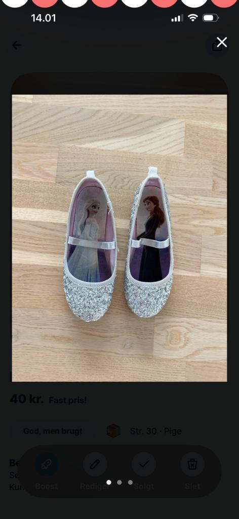 H&M glitterballerina 30