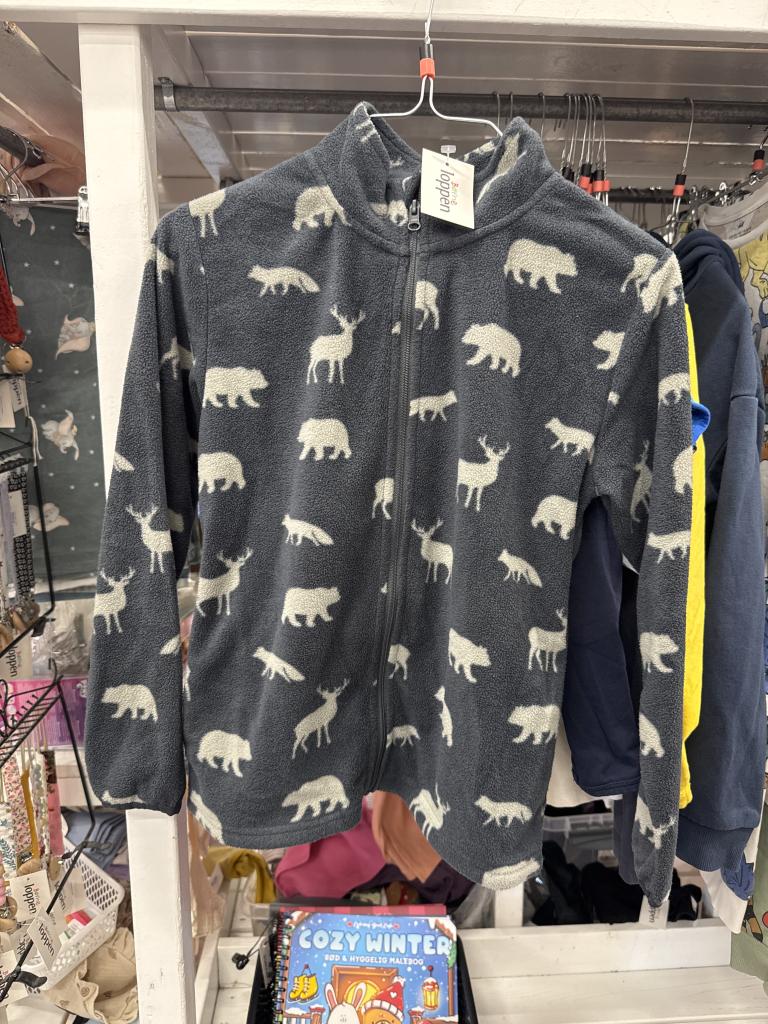 Friends fleece dyr 9/10år