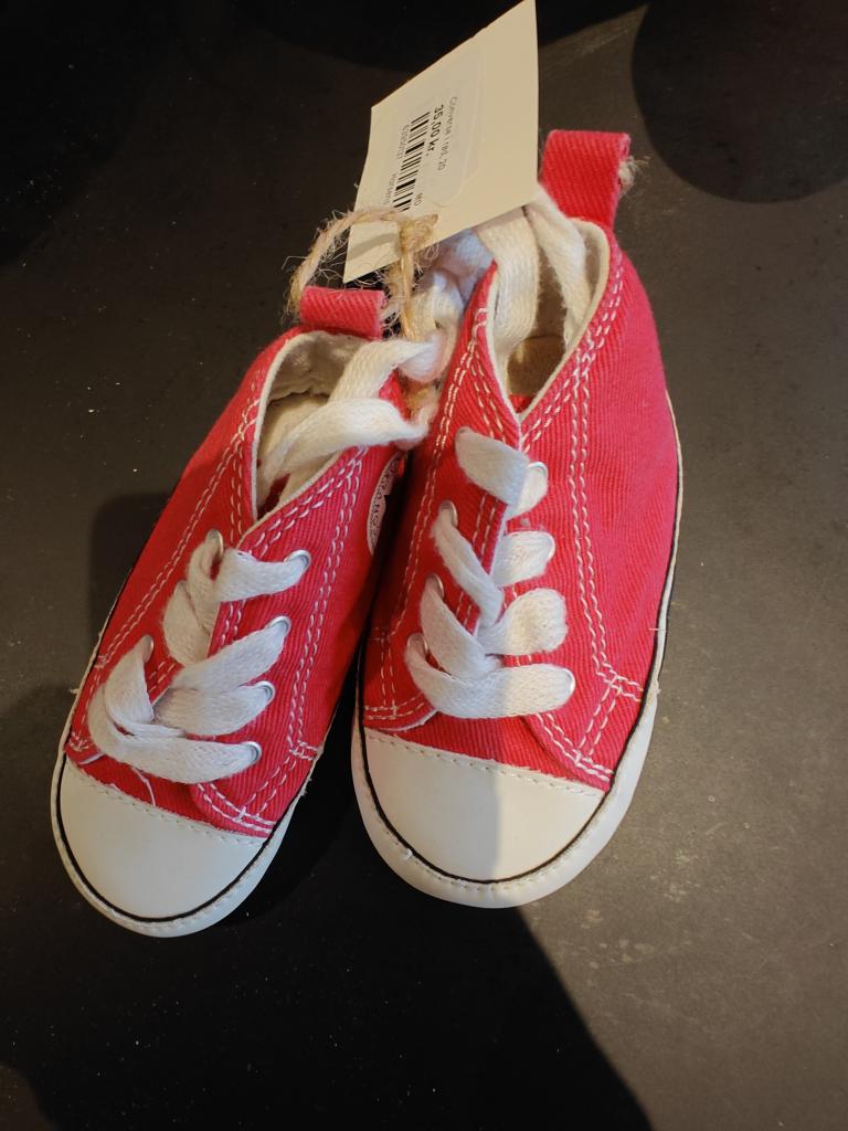 Converse, rød, str. 20