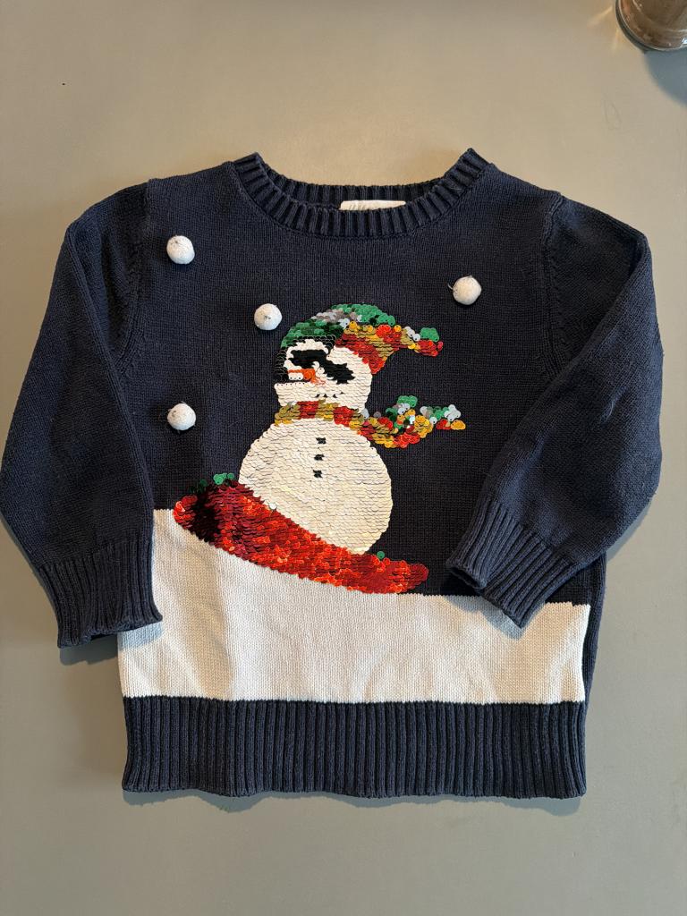 H&M juletrøje 98/104 blå
