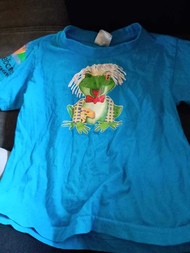 B&C t-shirt 98 frø blå
