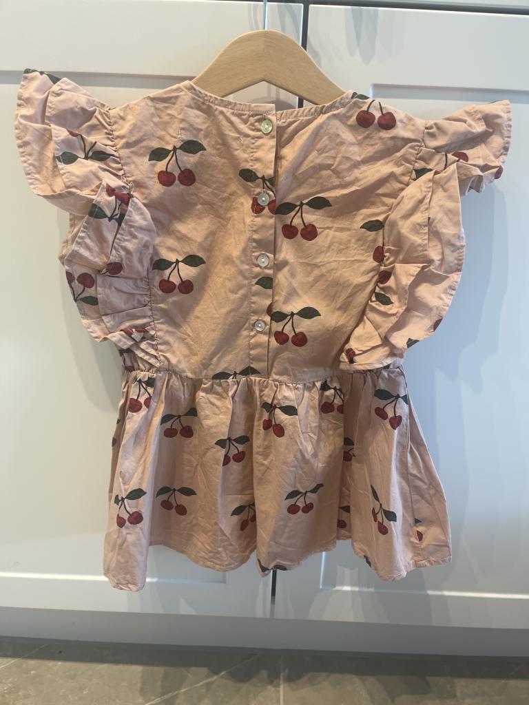 Ks bluse cherry 5-6
