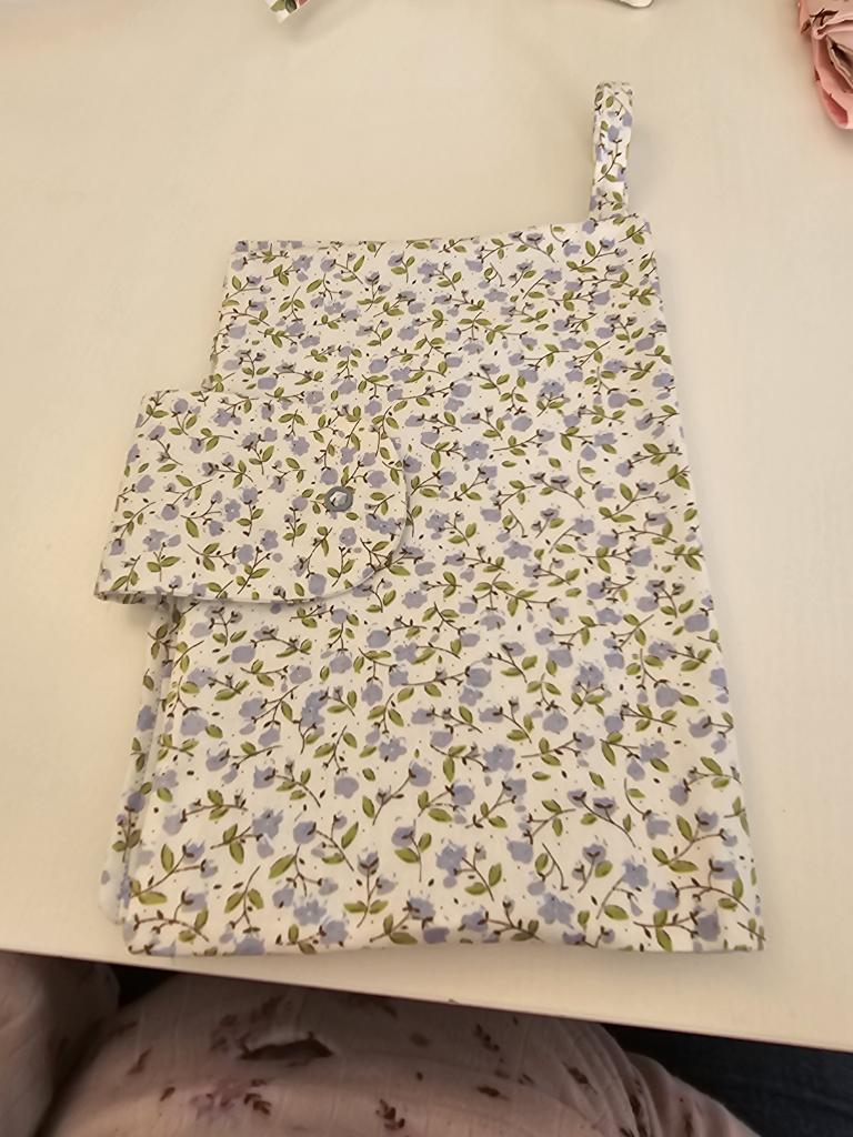 Puslepung blå blomst