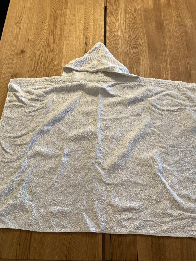 Baby håndklæde Hvid