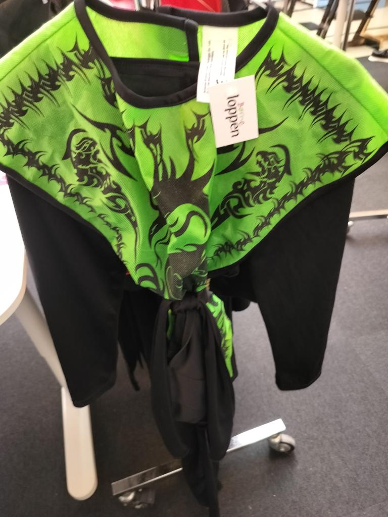 Grøn ninja kostume 140