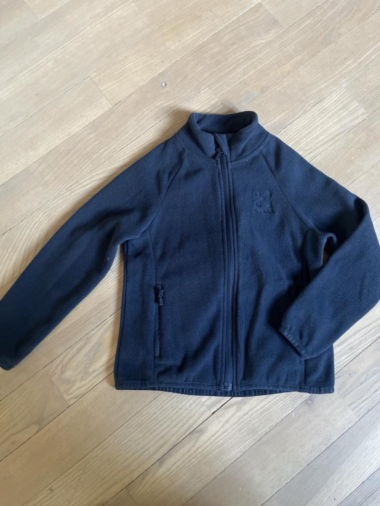 Blå fleece 120