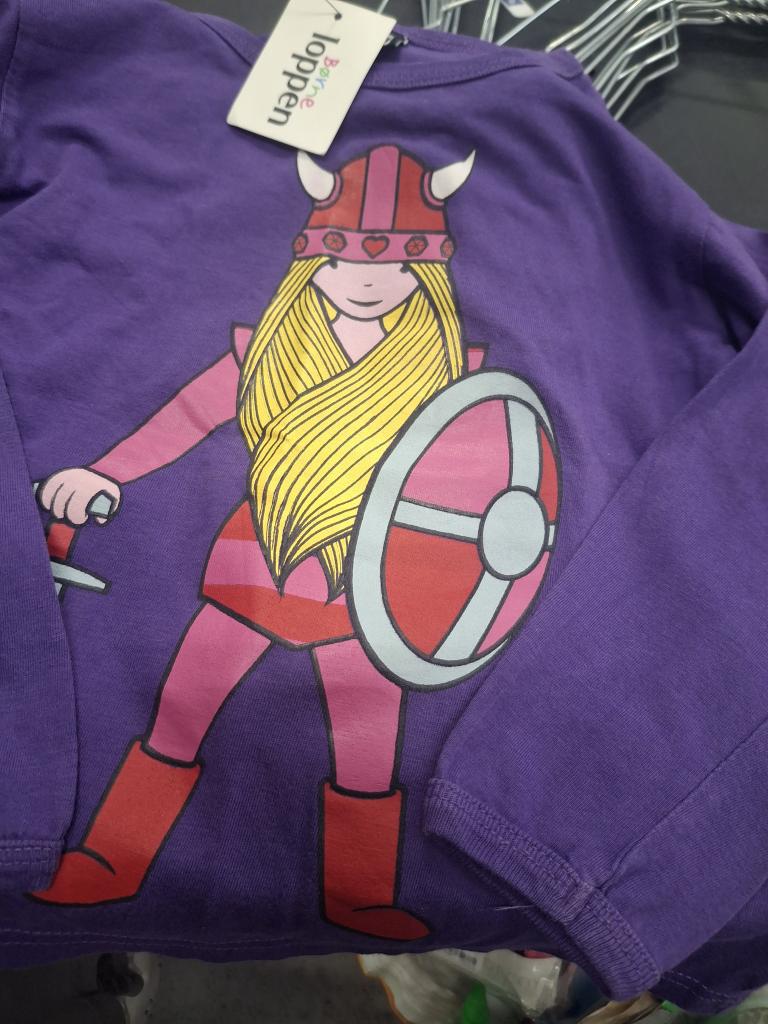 Danefæ bluse lilla 86 ny