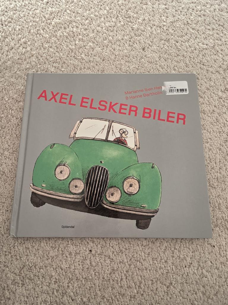 Axel elsker biler bog
