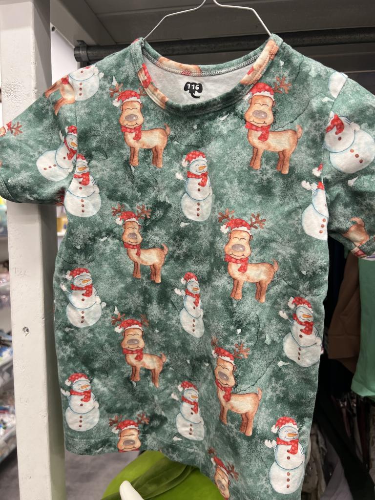 JULE BLUSE 116 GRØN