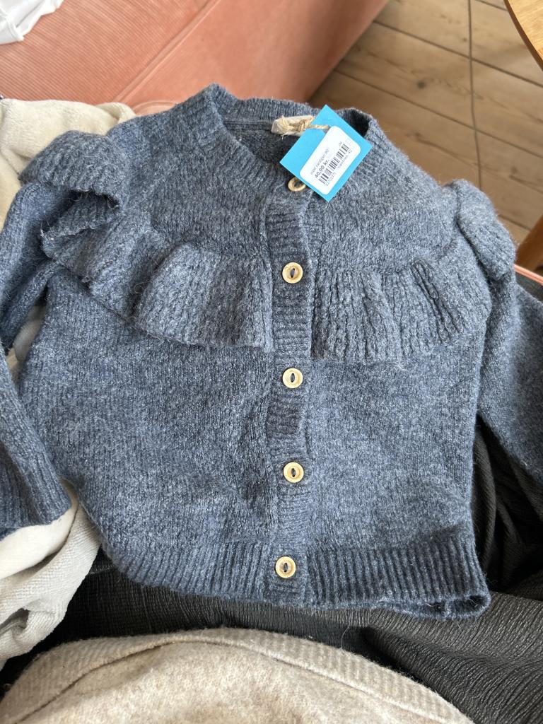 H&M cardigan 80 blå