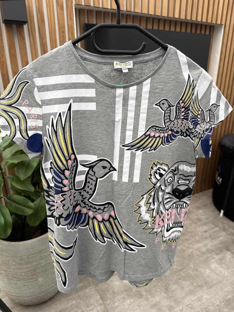 Kenzo t-shirt grå fugl 12