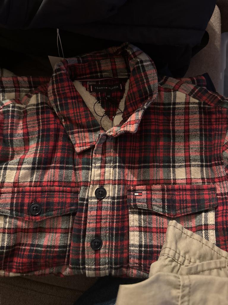 Hilfiger jakke 140 ternet