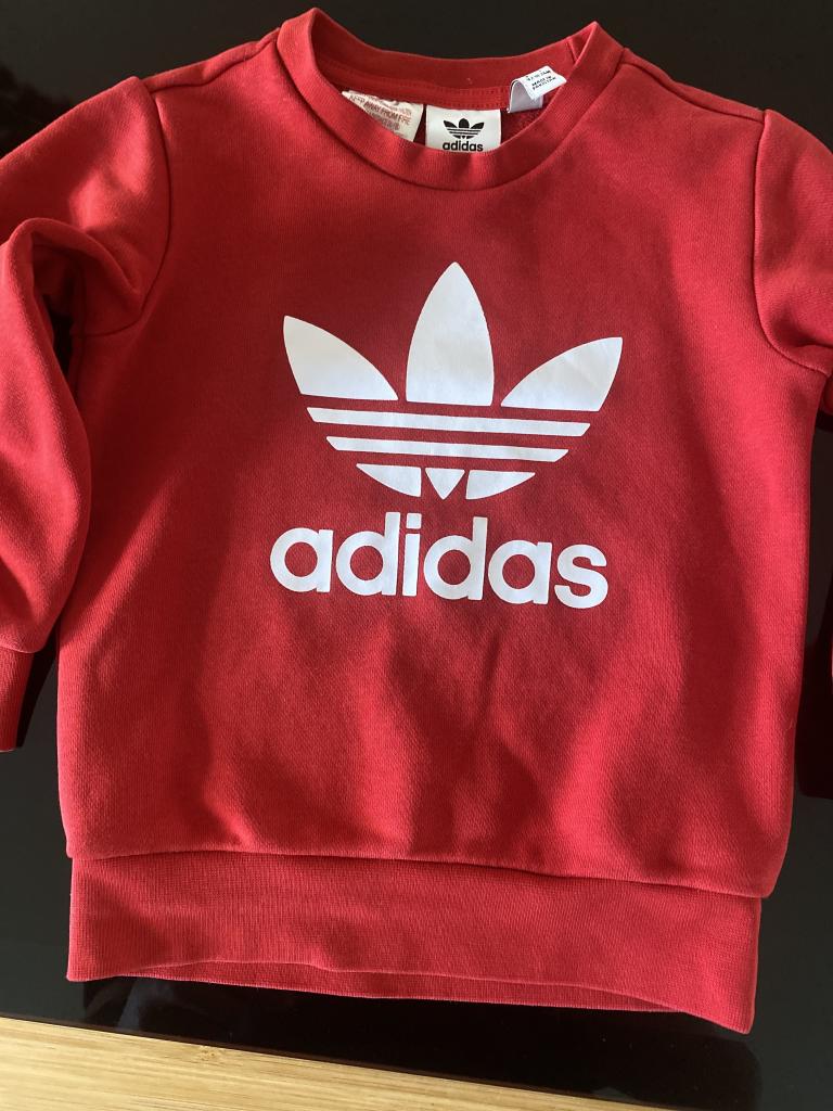 Adidas sweater rød 92