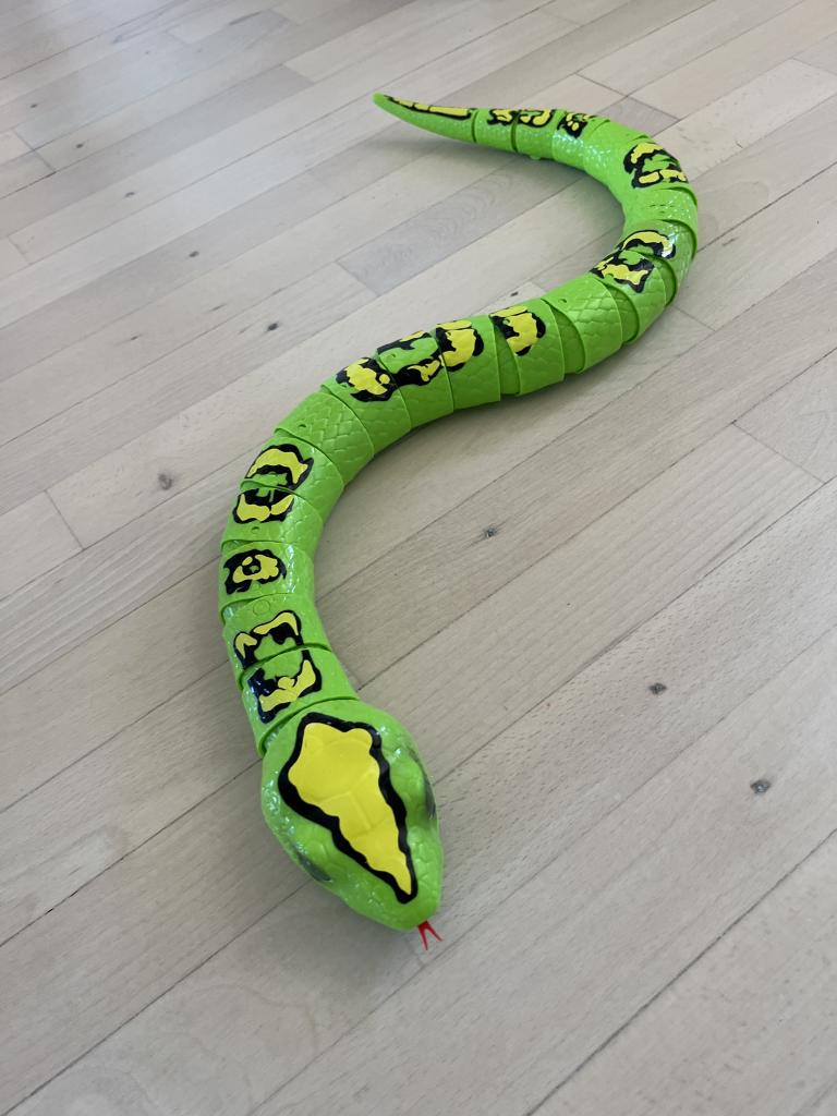 Slange som kører/kryber