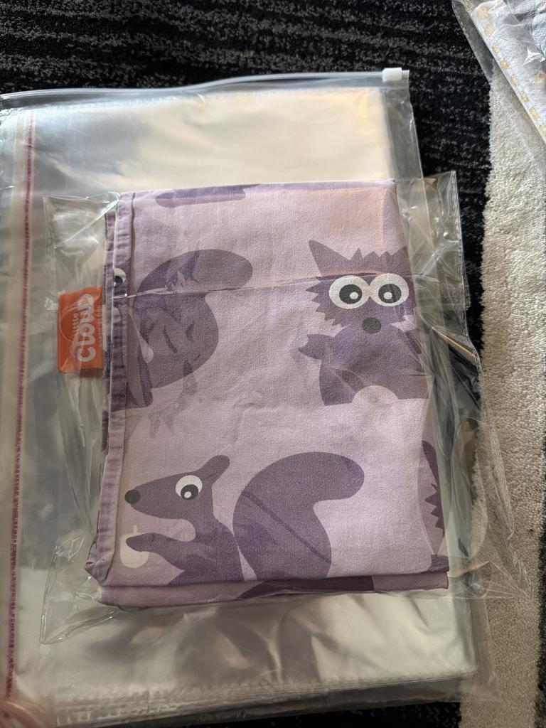 Baby sengetøj lilla