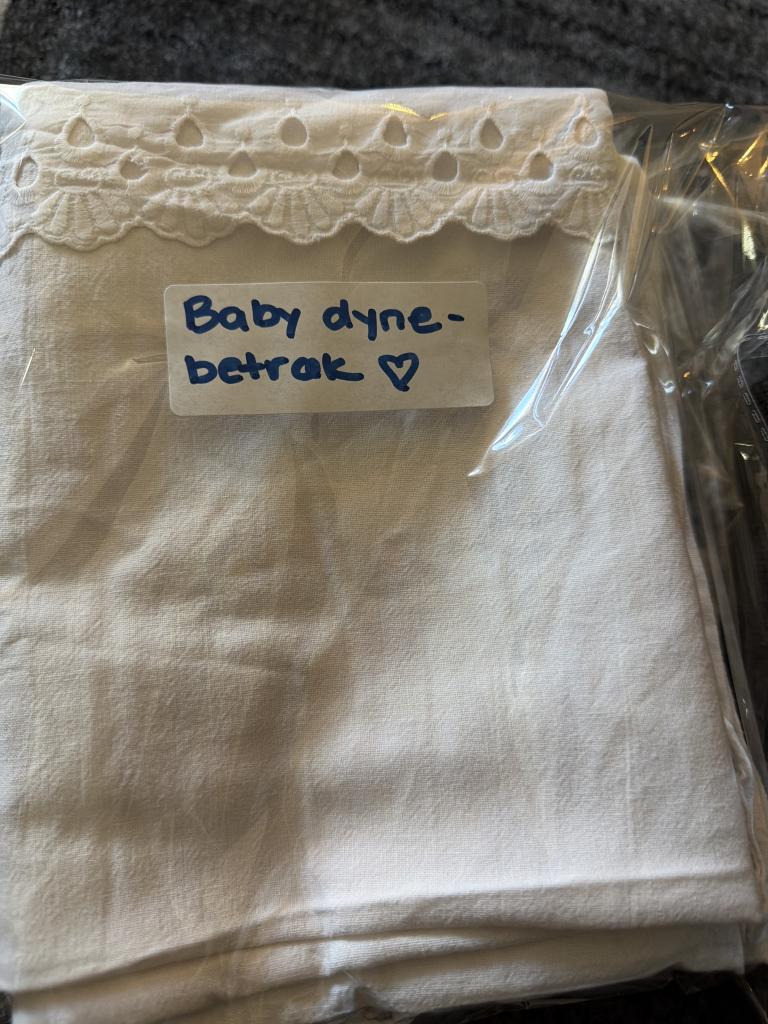 Baby dynebetræk hvid
