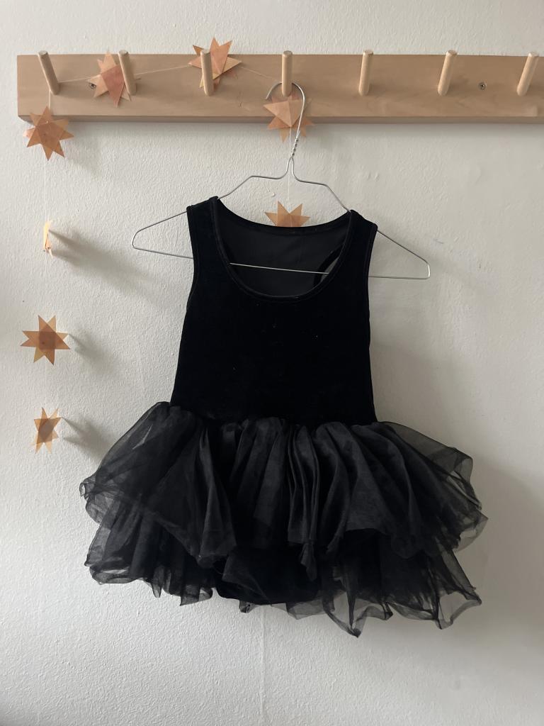 Balletdragt sort velour 2