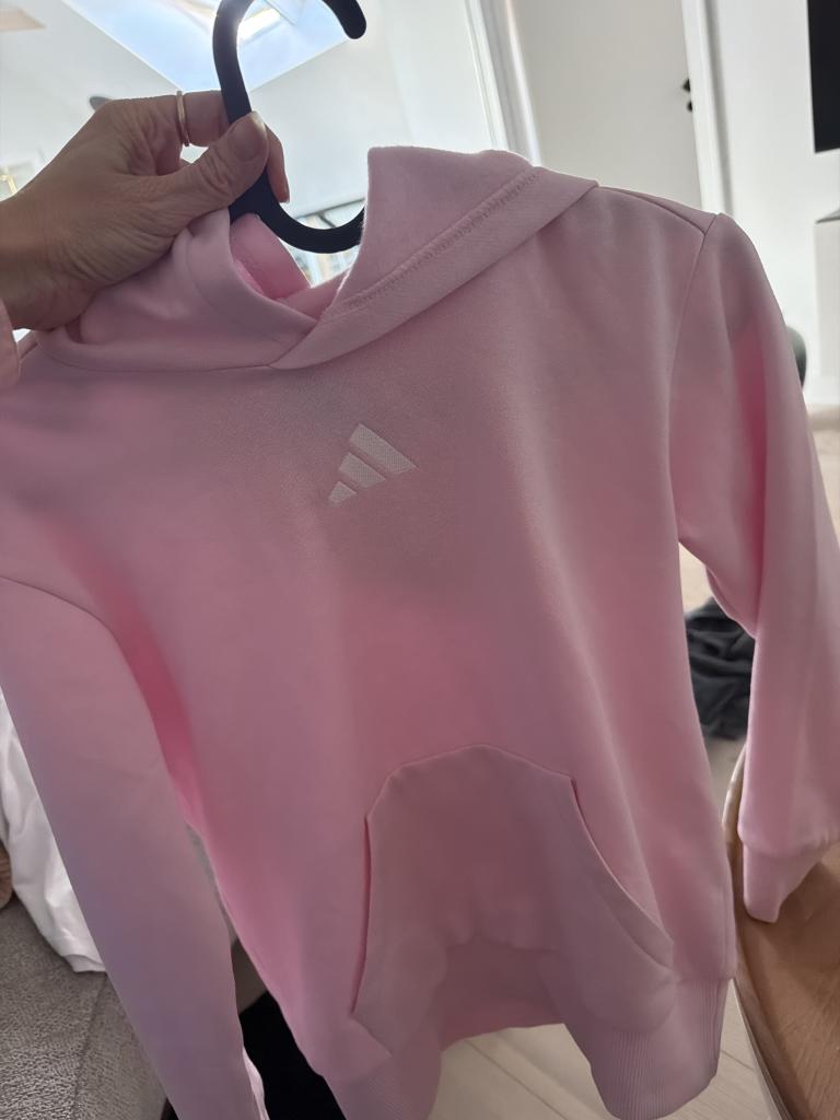 Adidas pink hoodie 140