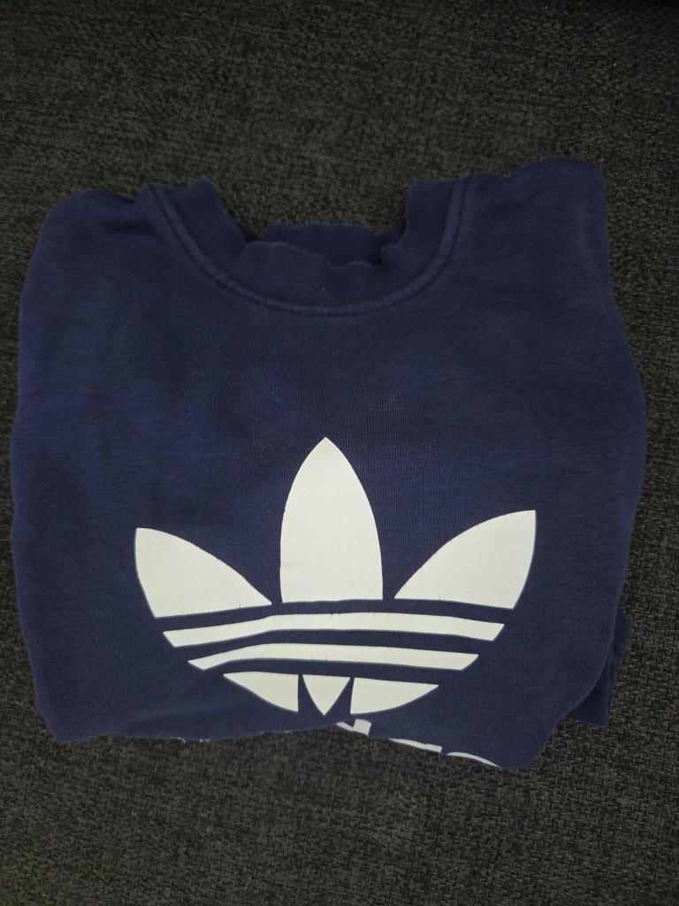 Adidas trøje blå 116